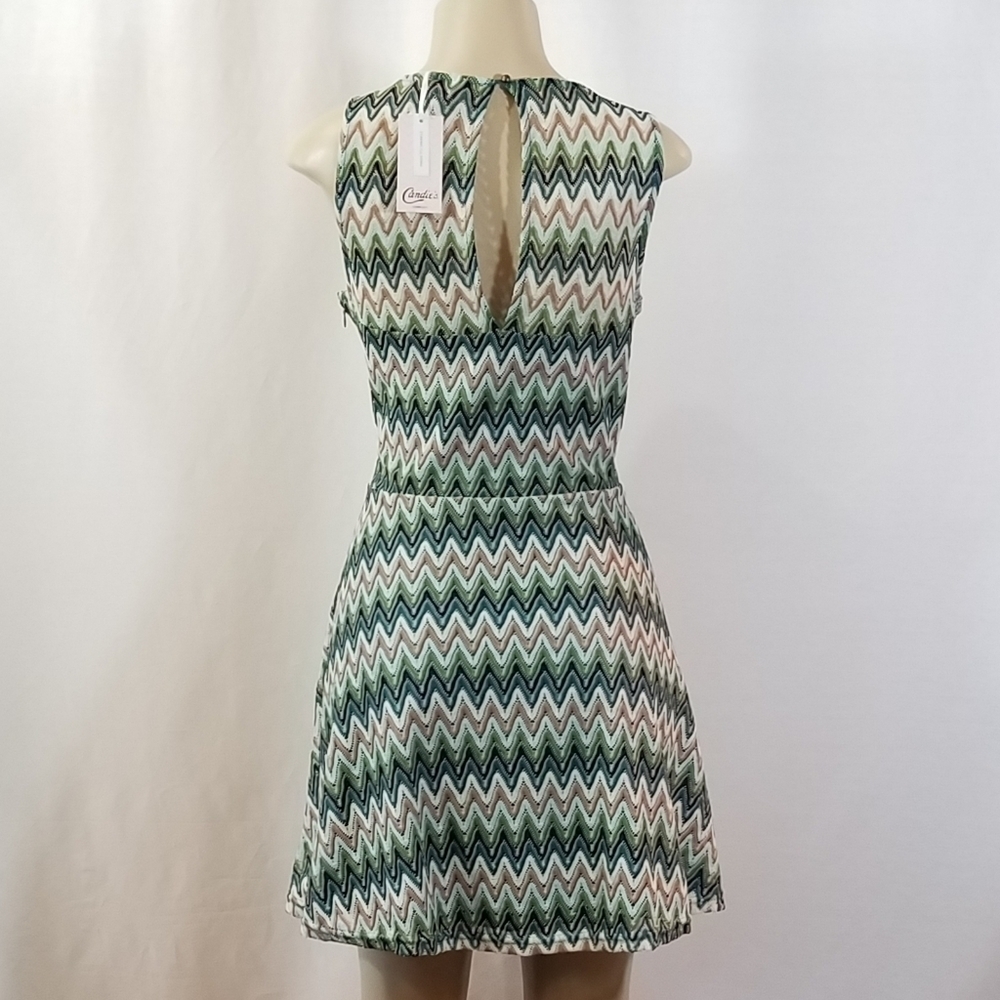 CANDIE'S Sweetheart Illusion Skate Dress - Picture 7 of 14